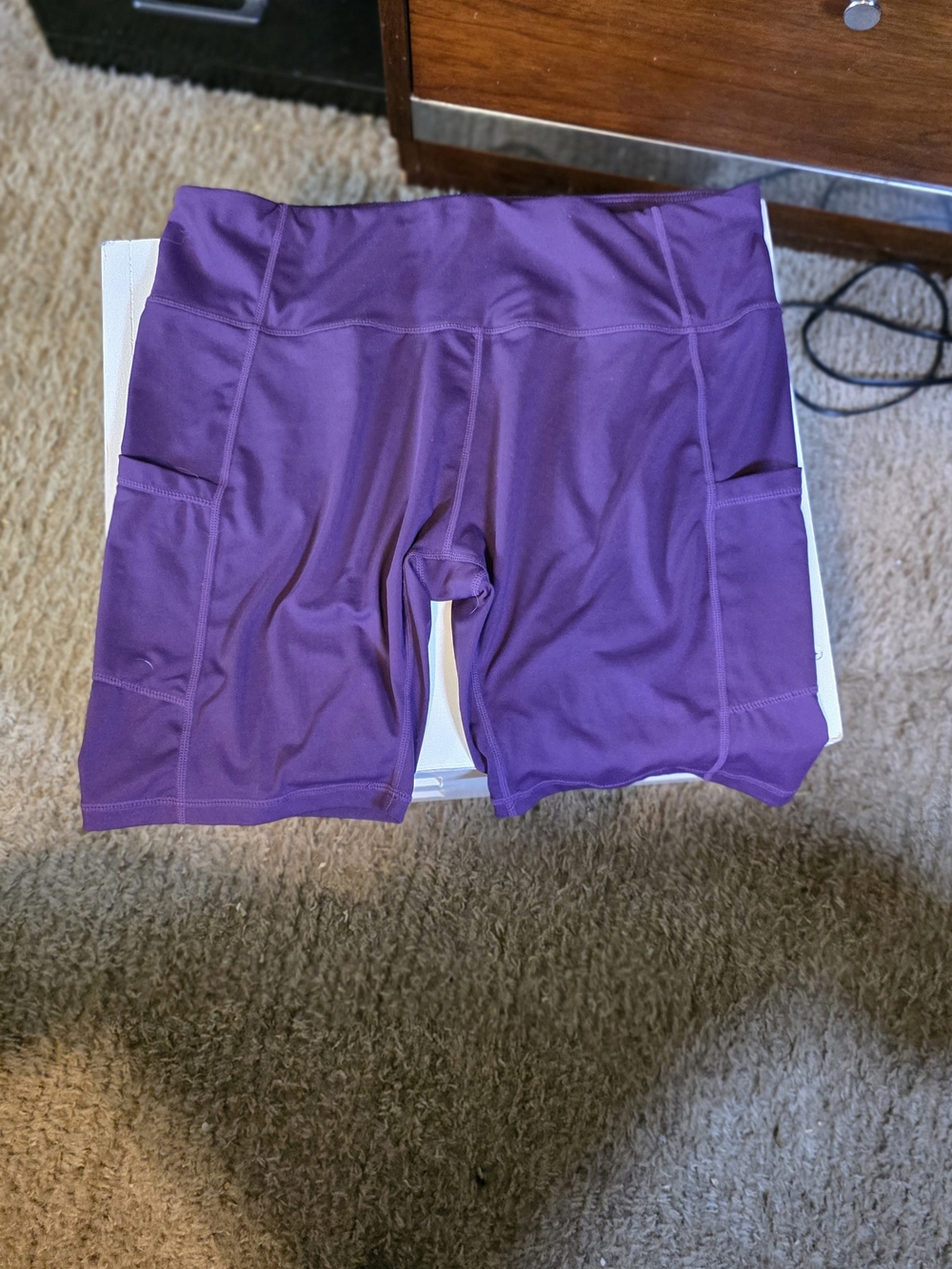 Baleaf Purple Short Sleeve Active Tee - Deep Purple
